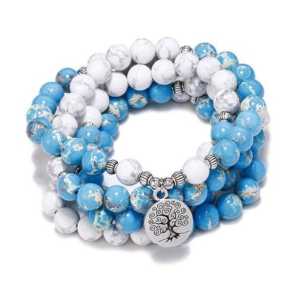 tennis 5-wraps blue emperor stone bracelets 108 prayer beads lotus buddha om bracelet men women tree of life charm jewelry, Golden;silver
tennis 5-wraps blue emperor stone bracelets 108 prayer beads lotus buddha om bracelet men women tree of life charm jewelry, Golden;silver