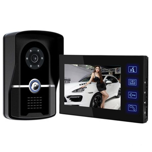 7-inch high-definition tft color ccd video intercom doorbell home security camera wall-mounted waterproof night vision system
7-inch high-definition tft color ccd video intercom doorbell home security camera wall-mounted waterproof night vision system