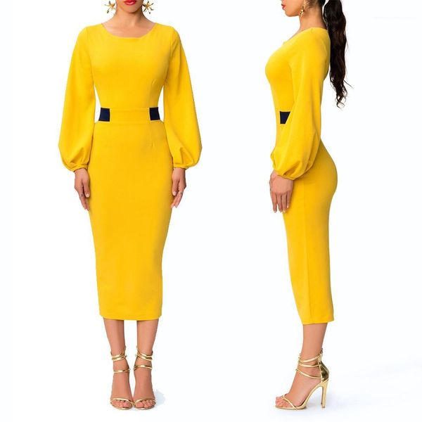 fashion crew neck ladies panelled column dresses designer lantern sleeve dresses women elegant sweet color vintage dresses, White;black
fashion crew neck ladies panelled column dresses designer lantern sleeve dresses women elegant sweet color vintage dresses, White;black