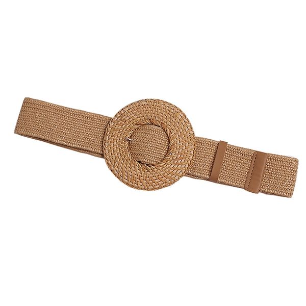 straw knitted round buckle personality long wide belt women fashion tide all-match, Black;brown
straw knitted round buckle personality long wide belt women fashion tide all-match, Black;brown