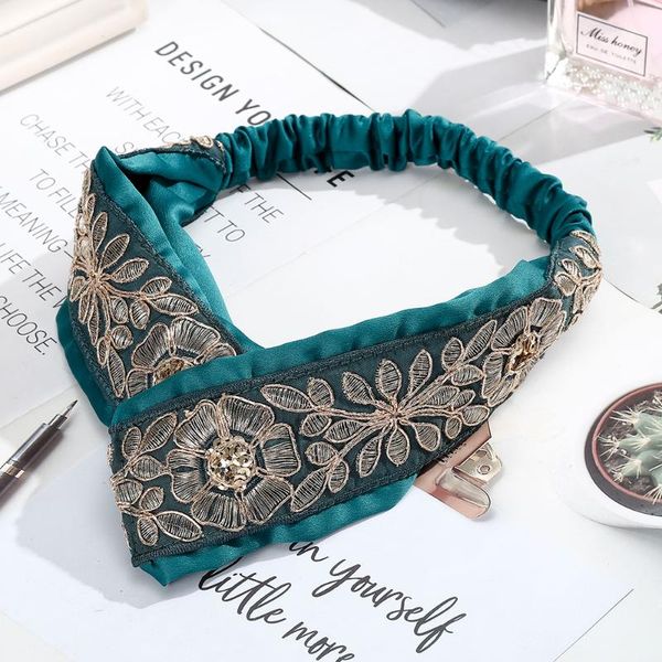 awaytr retro ethnic hair band embroidery print elastic cross flower wide bow girl hair accessories headband for women hairband
awaytr retro ethnic hair band embroidery print elastic cross flower wide bow girl hair accessories headband for women hairband