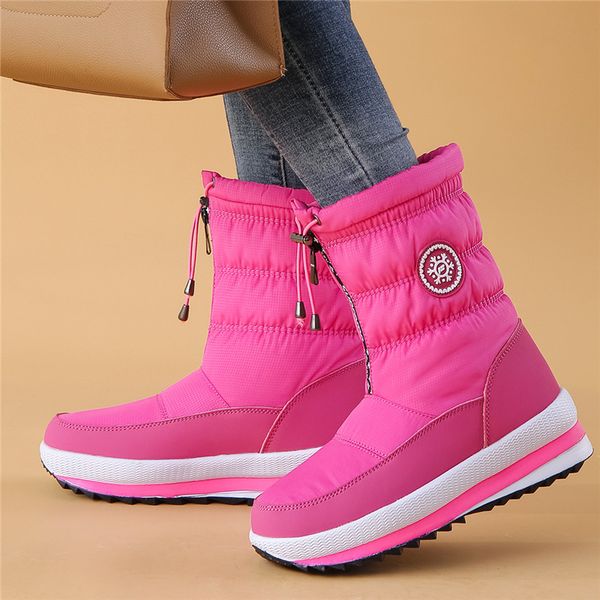 morazora plus size 36-41 snow boots women thick fur warm platform boots waterproof mid calf cotton shoes winter female, Black
morazora plus size 36-41 snow boots women thick fur warm platform boots waterproof mid calf cotton shoes winter female, Black