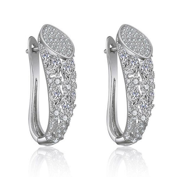 stud xiumeiyizu luxury cz earring fashion bending design korean style paved full zircon temperament wedding party, Golden;silver
stud xiumeiyizu luxury cz earring fashion bending design korean style paved full zircon temperament wedding party, Golden;silver