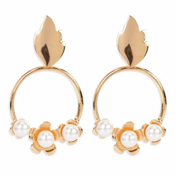 european simple round vintage pearl drop earrings for women girls party prom fashion personality jewelry accessory, Silver
european simple round vintage pearl drop earrings for women girls party prom fashion personality jewelry accessory, Silver