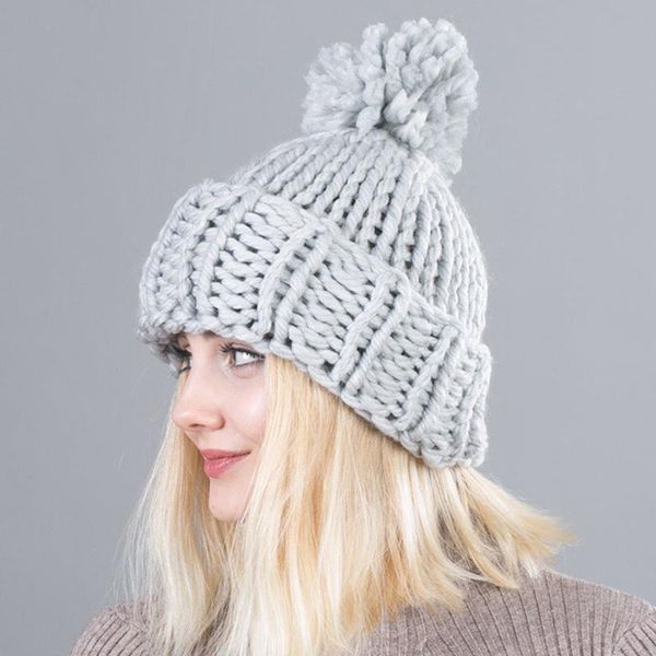 women skullies keep warm winter casual knitted turban hat wool hemming hats ski fashion female cap mulheres chapéus, Blue;gray
women skullies keep warm winter casual knitted turban hat wool hemming hats ski fashion female cap mulheres chapéus, Blue;gray