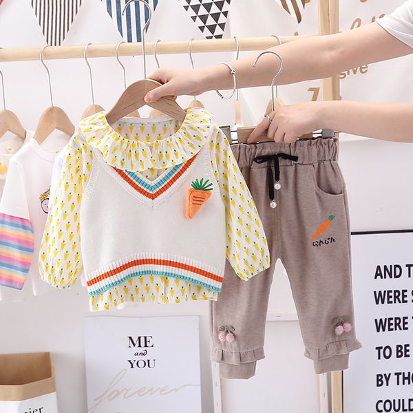 autumn lovely clothes children fashion clothing girls vest t shirt pants 2pcs/sets spring kids infant outfit toddler tracksuit, White
autumn lovely clothes children fashion clothing girls vest t shirt pants 2pcs/sets spring kids infant outfit toddler tracksuit, White