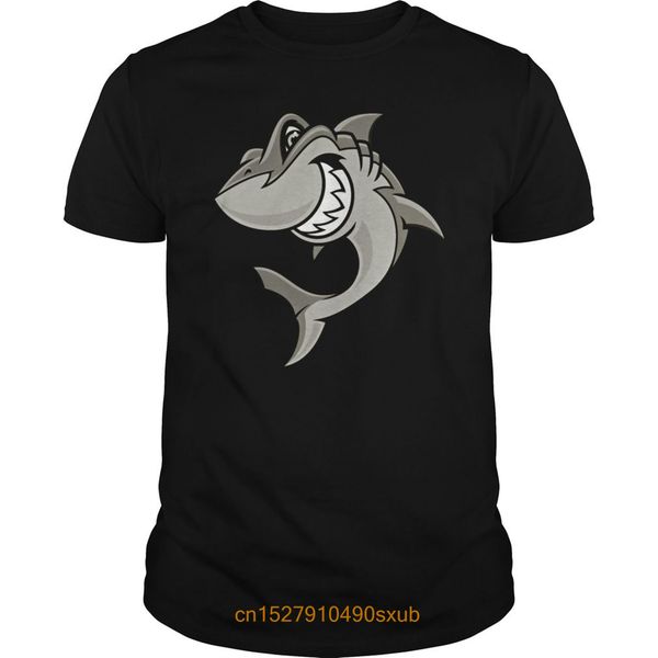 men tshirt funny cartoon shark t shirt t shirt