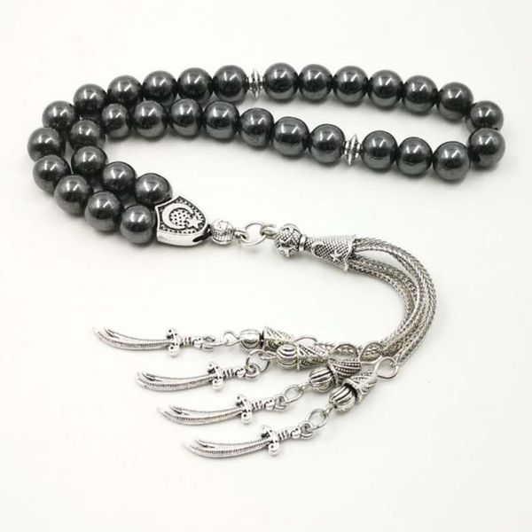 man's tasbih natural stone hematite metal tassel price and good quality prayer beads 33 66 99beads islam stone rosary, Black
man's tasbih natural stone hematite metal tassel price and good quality prayer beads 33 66 99beads islam stone rosary, Black