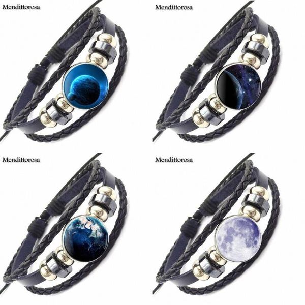ej glaze celestial body brand glass cabochon black leather bracelet bangle jewelry gift for party gift, Golden;silver
ej glaze celestial body brand glass cabochon black leather bracelet bangle jewelry gift for party gift, Golden;silver