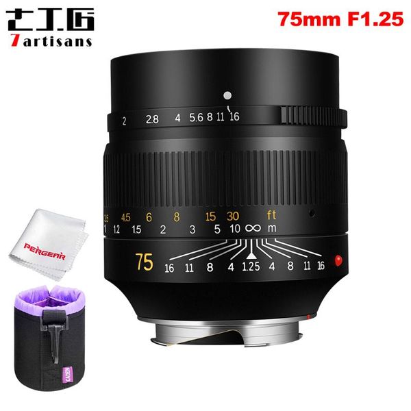 7artisans 75mm f1.25 portrait lens ultra-wide-angle prime lens for leica m-mount camera m-m m240 m3 m5 m6 m7 m8 m9 m10
7artisans 75mm f1.25 portrait lens ultra-wide-angle prime lens for leica m-mount camera m-m m240 m3 m5 m6 m7 m8 m9 m10