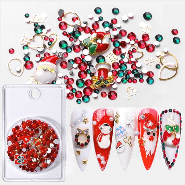 1box 3d christmas nail art rhinestones crystal rhinestones decorations charms glitter nail art decorations, Silver;gold
1box 3d christmas nail art rhinestones crystal rhinestones decorations charms glitter nail art decorations, Silver;gold