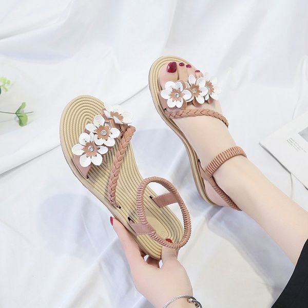 summer shoes woman sandals elastic ankle strap flat sandalias mujer 2020 flowers gladiator beach sandals ladies flip flops y200620, Black
summer shoes woman sandals elastic ankle strap flat sandalias mujer 2020 flowers gladiator beach sandals ladies flip flops y200620, Black
