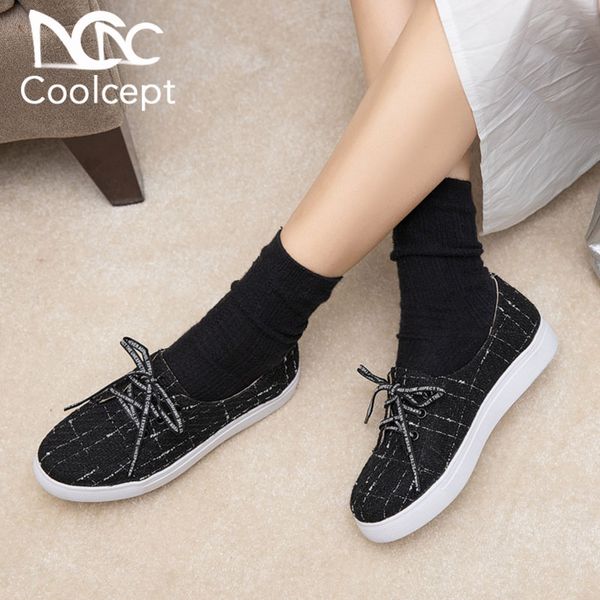 coolcept мода женщины плоские туфли увеличение внутренних heels креста ремень обувь женщины современные платформы повседневная обувь размер, Black
coolcept мода женщины плоские туфли увеличение внутренних heels креста ремень обувь женщины современные платформы повседневная обувь размер, Black