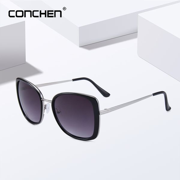 sunglasses conchen big frame women fashion sun glasses brand travel uv400 okulary przeciws oneczne wholesale, White;black
sunglasses conchen big frame women fashion sun glasses brand travel uv400 okulary przeciws oneczne wholesale, White;black