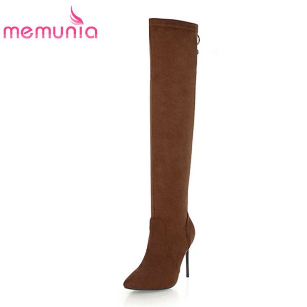 boots memunia wholesale arrival 2021 over the knee womens pointed toe 10cm thin high heels flock zip thigh, Black
boots memunia wholesale arrival 2021 over the knee womens pointed toe 10cm thin high heels flock zip thigh, Black