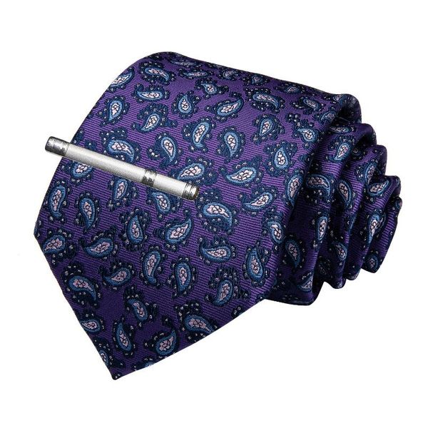 new designer quality men necktie purple paisley silk wedding tie for men dibangu hanky cufflink clip set dropshipping mj-7205, Black;gray
new designer quality men necktie purple paisley silk wedding tie for men dibangu hanky cufflink clip set dropshipping mj-7205, Black;gray