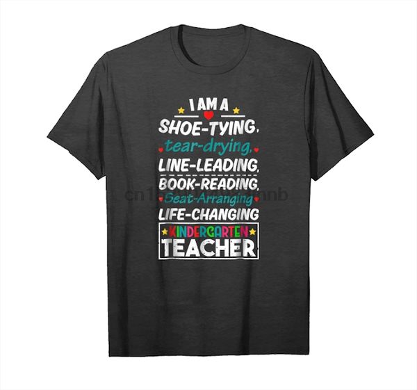 order now i am a kindergarten teacher t shirt t-shirt