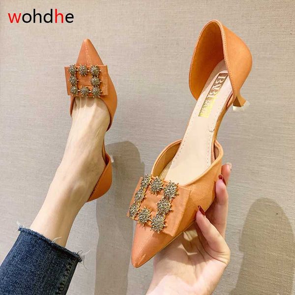 wohdhe fashion women sandals hollow out buckle boat summer sandals medium heels pointed toe pumps women shoes 2020, Black
wohdhe fashion women sandals hollow out buckle boat summer sandals medium heels pointed toe pumps women shoes 2020, Black