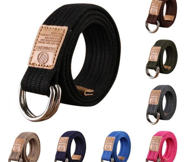 belt outdoor tactical belts canvas thicken waistband double ring buckle men women casual clothes accessories, Black;brown
belt outdoor tactical belts canvas thicken waistband double ring buckle men women casual clothes accessories, Black;brown