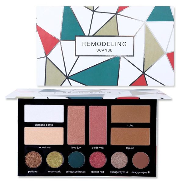 ucanbe eye shadow palette makeup set 6 color eyeshadow+2 bronzer contour+2 blusher+2 highlight matte glitter shimmer cosmetics
ucanbe eye shadow palette makeup set 6 color eyeshadow+2 bronzer contour+2 blusher+2 highlight matte glitter shimmer cosmetics