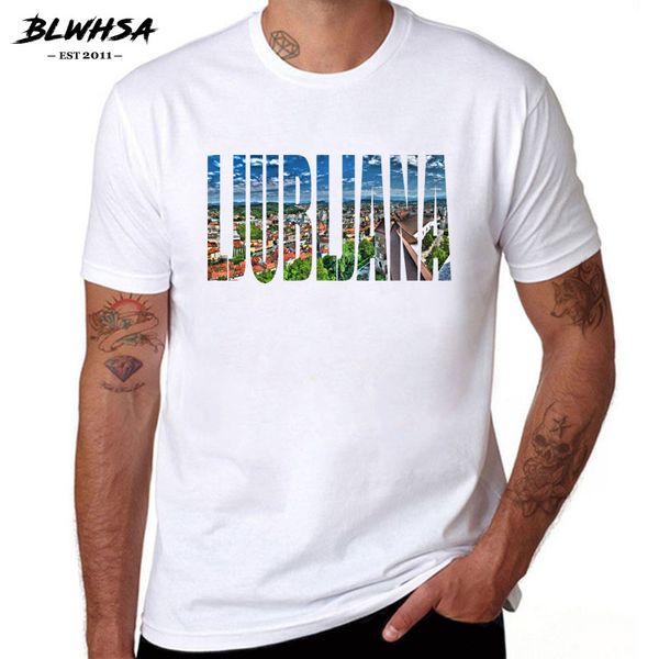 blwhsa ljubljana city t shirt men casual short sleeve brand t-shirts funny slovenia capital city ljubljana white men tees 
blwhsa ljubljana city t shirt men casual short sleeve brand t-shirts funny slovenia capital city ljubljana white men tees