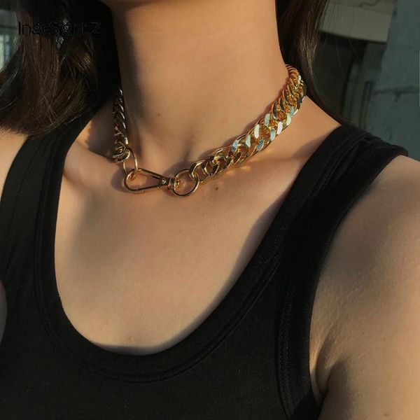 ingesight.z punk hip hop thick curb cuban choker necklace collar vintage gold colore chunky clavicle necklace for women jewelry, Golden;silver
ingesight.z punk hip hop thick curb cuban choker necklace collar vintage gold colore chunky clavicle necklace for women jewelry, Golden;silver