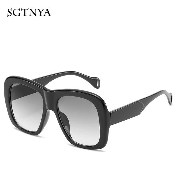 sunglasses sgtnya fashion oversized frame colorblock men modern retro women uv400, White;black
sunglasses sgtnya fashion oversized frame colorblock men modern retro women uv400, White;black