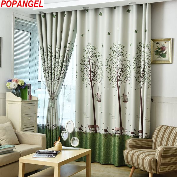 popangel eco-friendly simple tree printed living room blackout curtains 100% polyester customized ready made drapes
popangel eco-friendly simple tree printed living room blackout curtains 100% polyester customized ready made drapes