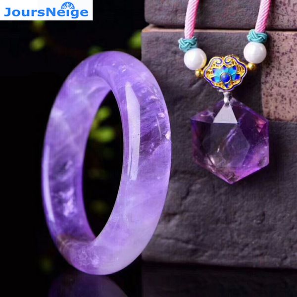 genuine lavender purple natural crystal jewelry sets hexagon star pendant necklace with crystal bangle beauty for women jewelry, Silver
genuine lavender purple natural crystal jewelry sets hexagon star pendant necklace with crystal bangle beauty for women jewelry, Silver