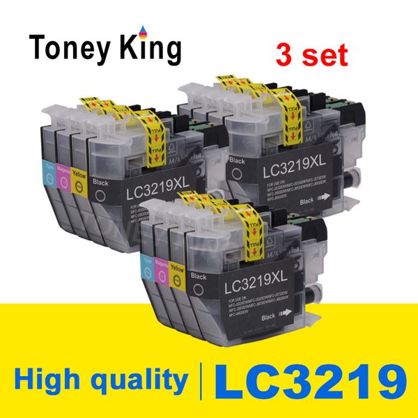 ink cartridges toney king 3 sets lc 3219 xl full compatible cartridge for brother mfc-j5330dw mfc-j5335dw mfc-j5730dw mfc-j5930dw printer
ink cartridges toney king 3 sets lc 3219 xl full compatible cartridge for brother mfc-j5330dw mfc-j5335dw mfc-j5730dw mfc-j5930dw printer