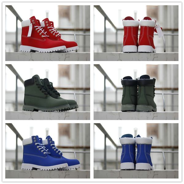 red blue army green white men women martin boots waterproof winter sneaker casual trainer mens ladies work boots size 36-45, Black
red blue army green white men women martin boots waterproof winter sneaker casual trainer mens ladies work boots size 36-45, Black