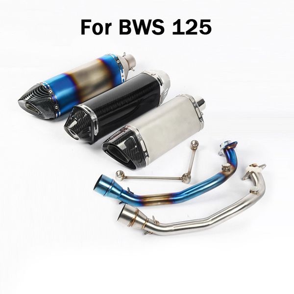 for bws 125 exhaust pipe muffler tips 51mm slip on front header connection link pipe motorcycle
for bws 125 exhaust pipe muffler tips 51mm slip on front header connection link pipe motorcycle