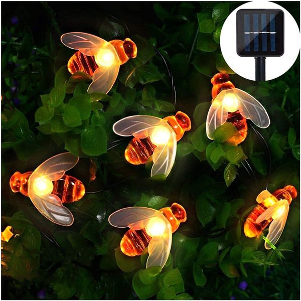 solar powered honey bee led solar string lights outdoor fairy string lights for garden patio flower trees lawn landscape 5m 10m
solar powered honey bee led solar string lights outdoor fairy string lights for garden patio flower trees lawn landscape 5m 10m