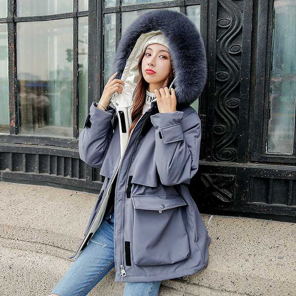 winter jacket women large natural fur white duck down coat thick parkas warm sash tie up zipper down snow outerwear, Black
winter jacket women large natural fur white duck down coat thick parkas warm sash tie up zipper down snow outerwear, Black