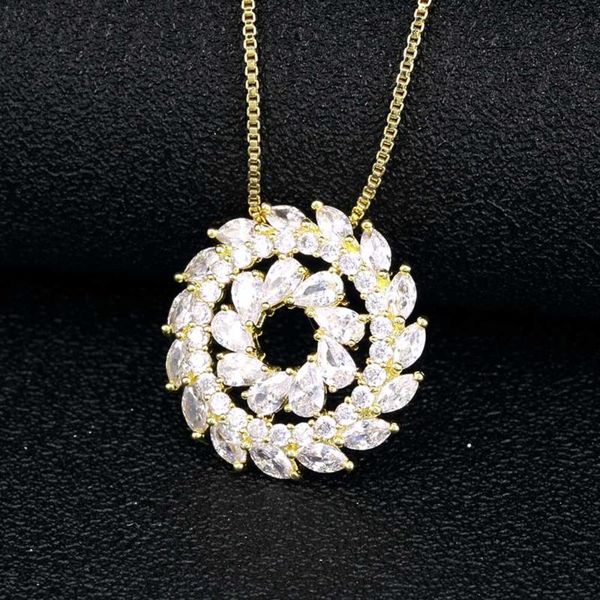 chains wholesale fashion round geometric choker necklace crystal copper zirconia pendant necklaces for women long chain cz, Silver
chains wholesale fashion round geometric choker necklace crystal copper zirconia pendant necklaces for women long chain cz, Silver
