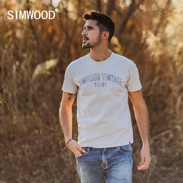 simwood 2020 spring summer new t-shirt men letter print casual 100% cotton plus size brand clothing tees si980806, White;black
simwood 2020 spring summer new t-shirt men letter print casual 100% cotton plus size brand clothing tees si980806, White;black