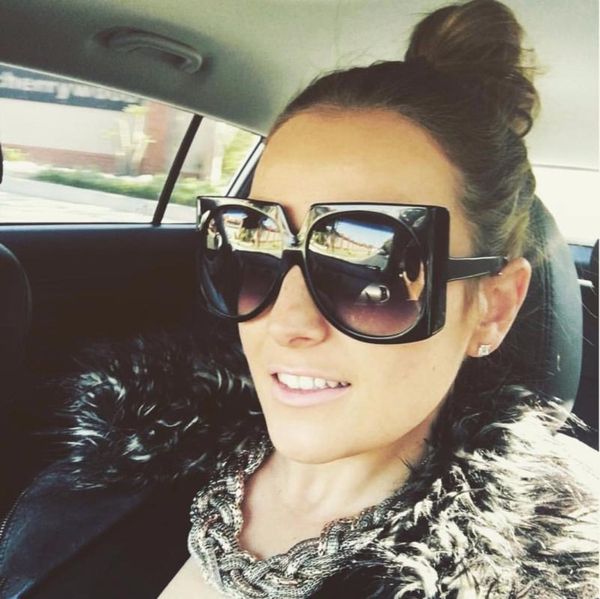 sunglasses square oversized men women frame glasses brand design trendy uv400 cy045, White;black
sunglasses square oversized men women frame glasses brand design trendy uv400 cy045, White;black