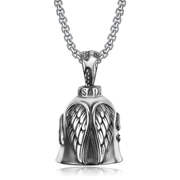 pendant necklaces stainless steel vintage wing feather bell 13% er men necklace jewellery gift with 60cm rolo chain, Silver
pendant necklaces stainless steel vintage wing feather bell 13% er men necklace jewellery gift with 60cm rolo chain, Silver