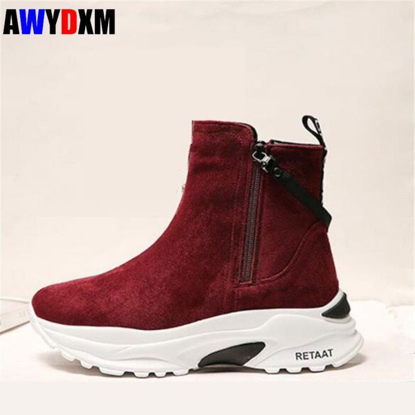 winter boots 2020 new women suede leather ankle boots fur plush warm snow female casual platform shoes woman botas, Black
winter boots 2020 new women suede leather ankle boots fur plush warm snow female casual platform shoes woman botas, Black