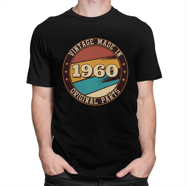 vintage made in 1960 tshirt men 100% cotton handsome t-shirt round neck short sleeved 60th birthday tee shirt slim fit clothing
vintage made in 1960 tshirt men 100% cotton handsome t-shirt round neck short sleeved 60th birthday tee shirt slim fit clothing