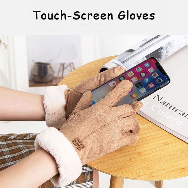 five fingers gloves women' winter warm thicken touch screen mittens suede plush guantes wool knitted wrist handschoenen luvas, Blue;gray
five fingers gloves women' winter warm thicken touch screen mittens suede plush guantes wool knitted wrist handschoenen luvas, Blue;gray