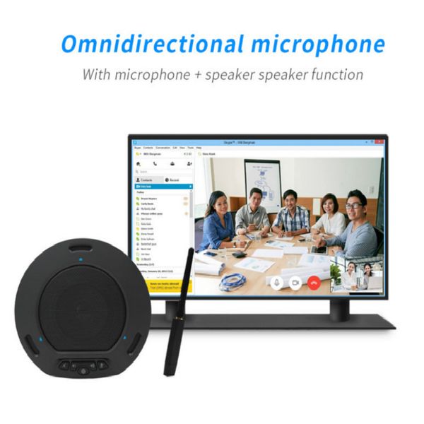 For 40 sqm USB Plug and Play omnidirectional video microphones wireless video conference microphone speaker
For 40 sqm USB Plug and Play omnidirectional video microphones wireless video conference microphone speaker