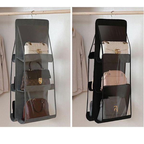 handbag pocket storage hanging purse rack 6 anti-dust large organizer folding clear holder hook hanger jgkga, Red;black
handbag pocket storage hanging purse rack 6 anti-dust large organizer folding clear holder hook hanger jgkga, Red;black