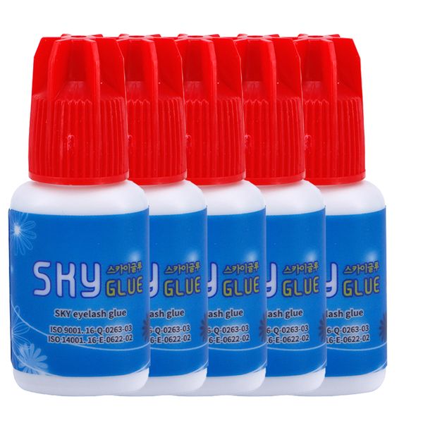 5 bottles eyelash extension sky glue professional eyelash glue 5g from korea last over 6 weeks 1-2s & 3-4s fasting drying hpness
5 bottles eyelash extension sky glue professional eyelash glue 5g from korea last over 6 weeks 1-2s & 3-4s fasting drying hpness