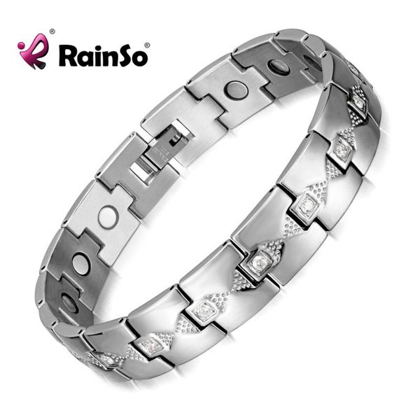 link, chain rainso fashion stainless steel magnetic healing power zircon style bracelets bangles for women fine jewelry 2021, Black
link, chain rainso fashion stainless steel magnetic healing power zircon style bracelets bangles for women fine jewelry 2021, Black