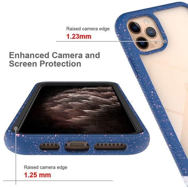 acrylic phone cases for iphone 11 pro max xs x xr transparent shockproof colored spots clear rugged hybrid pc hard back cover
acrylic phone cases for iphone 11 pro max xs x xr transparent shockproof colored spots clear rugged hybrid pc hard back cover
