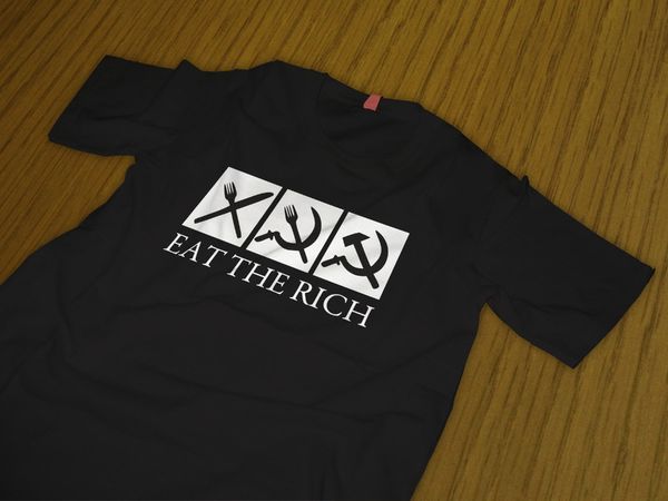 2018 new fashion brand clothing eat the rich t shirt - political t shirt round neck clothes
2018 new fashion brand clothing eat the rich t shirt - political t shirt round neck clothes