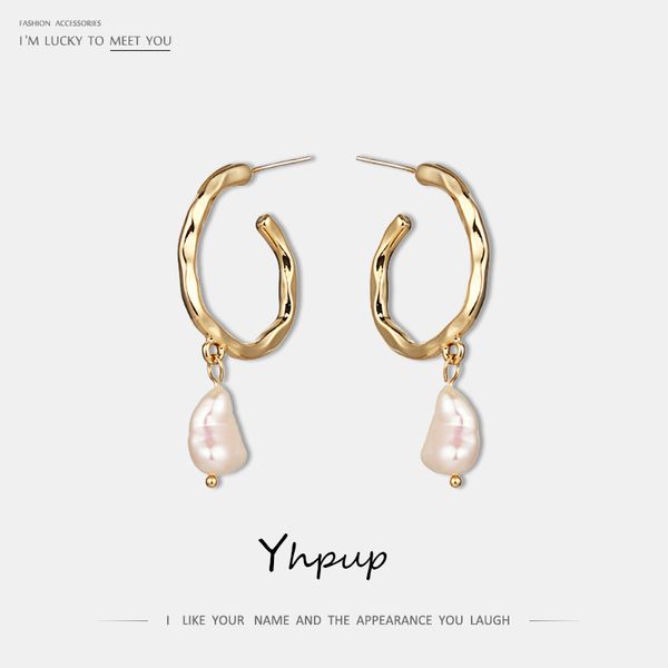 dangle & chandelier yhpup charms simple golden metal freshwater pearls drop earrings elegant statement boucle d'oreille femme 2021, Silver
dangle & chandelier yhpup charms simple golden metal freshwater pearls drop earrings elegant statement boucle d'oreille femme 2021, Silver