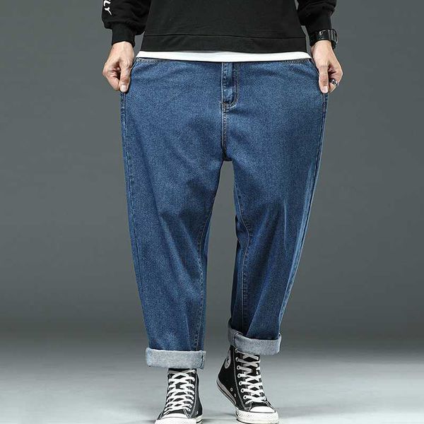 men loose straight-leg jeans fatty men autumn spring trendy pants trousers simple old pants plus size jeans male, Blue
men loose straight-leg jeans fatty men autumn spring trendy pants trousers simple old pants plus size jeans male, Blue