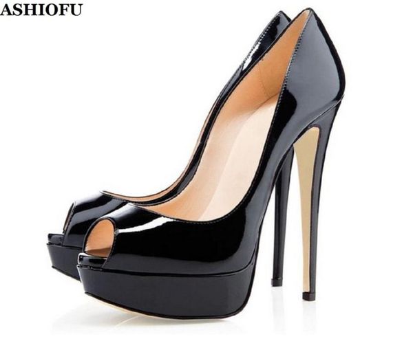 ashiofu handmade sky-heel pumps platform peep-toe party prom shoes slip-on evening club fashion evening pump shoes, Black
ashiofu handmade sky-heel pumps platform peep-toe party prom shoes slip-on evening club fashion evening pump shoes, Black